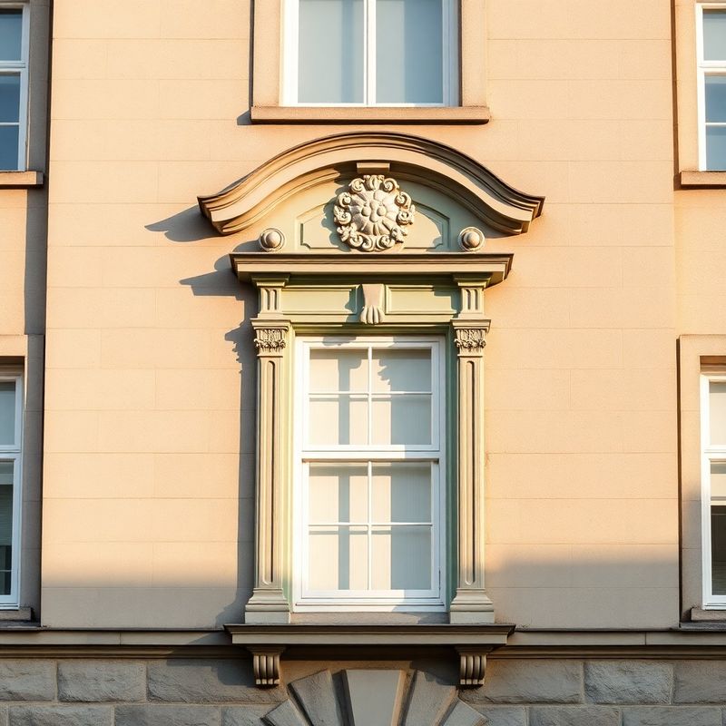 Fasáda historickej meštiackej budovy v Nitre s mätovými oknami